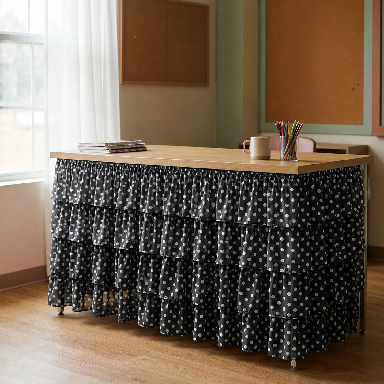 The Teacher Desk Skirt